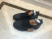 Jordan 4 Retro Levi's Black Denim Sneakers A02571-001