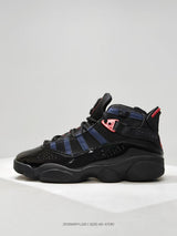 Jordan Six Rings Sneakers Black Navy Red