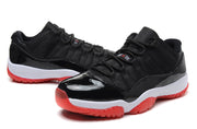 Jordan Air Jordan 11 Retro Low Black and Red Sneakers