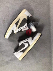 Travis Scott x Air Jordan 1 Low Sneakers White Brown