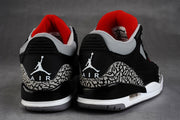 Jordan Air Jordan 3 Black Grey Red High-Top Sneakers
