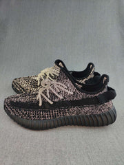 Yeezy 350 V2 Knit Sneakers in Black and Cream