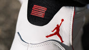 Jordan Air Jordan 11 Platinum Tint White High-Top Sneakers