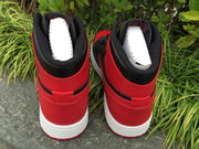 Air Jordan 1 High Black Red White Sneakers