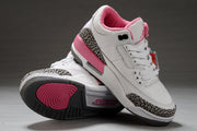 Jordan Air Jordan 3 High-Top Sneakers White Pink