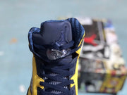 Jordan 5 High-Top Sneakers Yellow Navy Tokyo Style