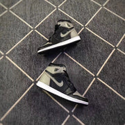 Air Jordan 1 High Shadow Black and Grey Sneakers