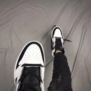 Air Jordan 1 High Black and White Sneakers
