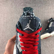 Jordan Air Jordan 4 SE Sashiko Sneakers Navy Black Red