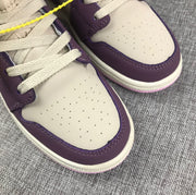 Air Jordan 1 Retro High OG White Purple Sneakers