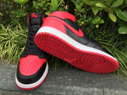 Air Jordan 1 High Black Red White Sneakers