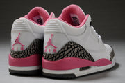 Jordan Air Jordan 3 High-Top Sneakers White Pink