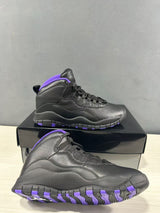 Jordan Air Jordan 10 High-Top Sneakers Black Purple 130209-051