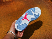 Jordan Air Jordan 6 Tie-Dye White Blue Pink Sneakers