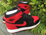 Air Jordan 1 High Black Red White Sneakers