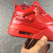 Jordan Air Jordan 4 Red Patent Leather Sneakers