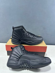 Jordan Air Jordan 12 High-Top Sneakers Black