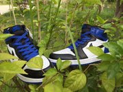 Jordan 1 High Sneakers in Black, White and Royal Blue