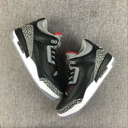 Air Jordan 3 Retro Black Cement Sneakers