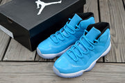 Air Jordan 11 High Sneakers in Blue and White