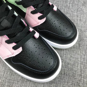 Jordan Air Jordan 1 Mid Sneakers Black Red Green Pink AV5174-076