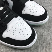 Air Jordan 1 Mid Sneakers Black White Mint BQ6931-103