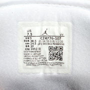 Nike Air Jordan 1 Low Lakers Sneakers, White and Gold CZ4776-107