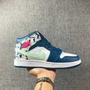 Air Jordan 1 Mid Hawaii Multicolor High-Top Sneakers