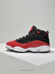 Jordan Six Rings 6-2 Black and Red Sneakers
