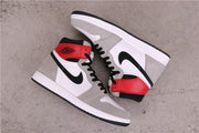 Air Jordan 1 High Light Smoke Grey Sneakers 555088-126