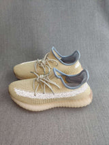 Yeezy Boost 350 V2 Reflective Knit Sneakers in Beige