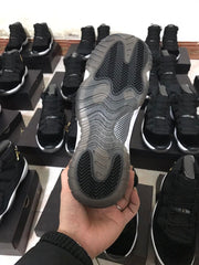 Jordan 11 Black Velvet High-Top Sneakers