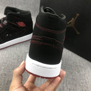 Jordan Air Jordan 1 Mid Sneakers Black Red CK5665-062