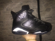 Jordan 6 Retro Black Cat Black and White High-Top Sneakers