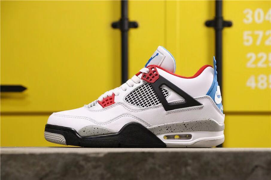 Jordan Air Jordan 4 Tattoo What The Sneakers White Multicolor
