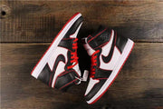 Air Jordan 1 Retro High OG Black Red White Sneakers