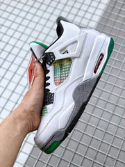 Air Jordan 4 Do the Right Thing White Basketball Sneakers