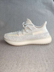 Yeezy Boost 350 V2 Reflective Sneakers in Cream White