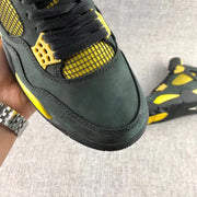 Jordan Air Jordan 4 Thunder Black Yellow Sneakers