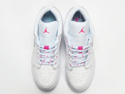 Jordan Air Jordan 1 Low White and Pink Sneakers
