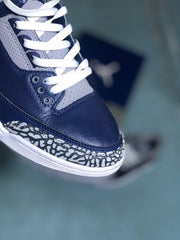 Jordan 3 Midnight Blue Men's Sneakers