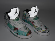 Jordan Air Jordan 34 Graffiti Basketball Shoes White Multicolor AV2405-900