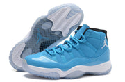 Air Jordan 11 High Sneakers in Blue and White