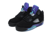 Jordan Air Jordan 5 Black Purple High-Top Sneakers 440892-007