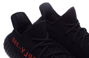 Yeezy 350 V2 Black Knit Low-Top Sneakers