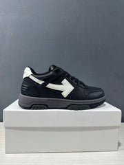 Off-White Out Of Office Low-Top Sneakers Black White OWIA189C99LEA0061001