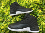 Jordan Air Jordan 12 Black Nylon High-Top Sneakers