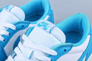 Jordan 1 Low SB UNC Blue and White Sneakers 401