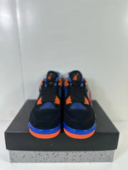 Jordan Air Jordan 4 Retro Black Blue Orange Sneakers