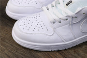 Nike Air Jordan 1 Low White Sneakers 553560-101